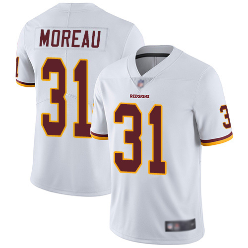 Washington Redskins Limited White Men Fabian Moreau Road Jersey NFL Football 31 Vapor